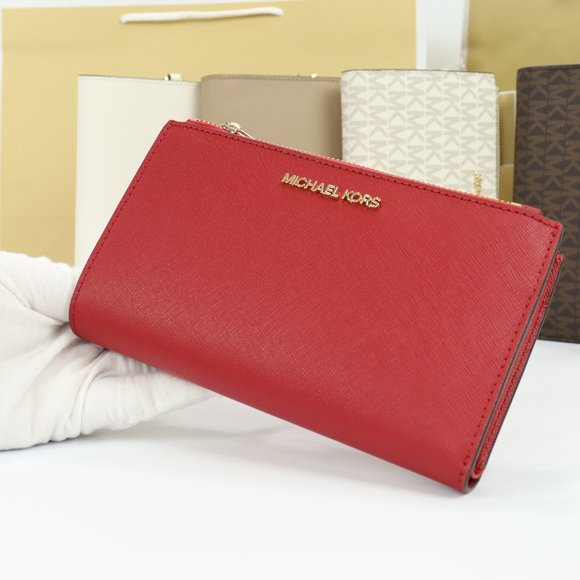 Jet Set Travel Double Zip Wristlet - Picture 5 of 11